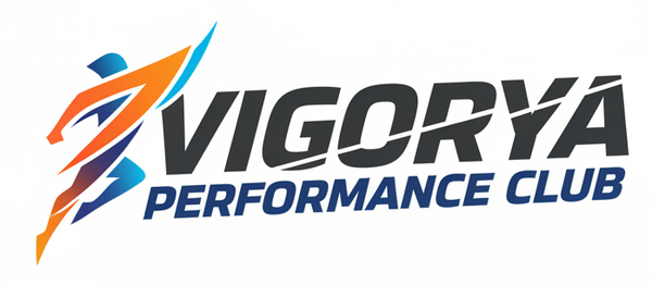 Create a unique logo, white background for Vigorya Performance Club